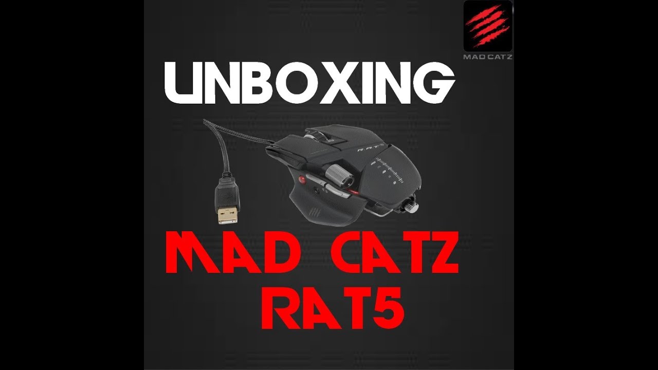 [UNBOXING] souris mad catz rat 5 - YouTube