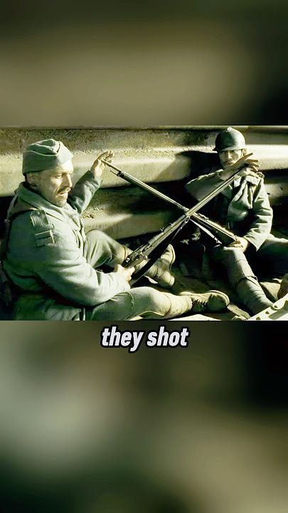 To avoid military service, the soldier shot through his own hand.
