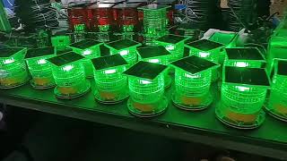 Solar Helipad Perimeter Lighting , TLOF /FATO Green Steady LED Heliport Light