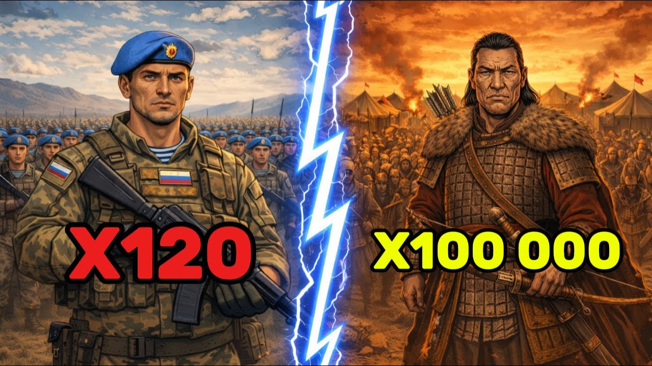 120 ДЕСАНТНИКОВ ВДВ ПРОТИВ 100 000 ОРДЫ АТТИЛЫ