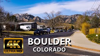 Boulder Neighborhood Walking Tour: MARTIN ACRES (No Talking) 4k 60fps