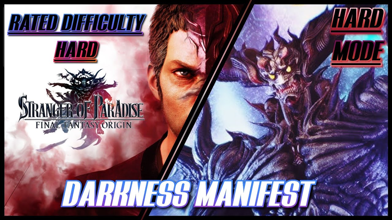 Stranger Of Paradise Final Fantasy - Darkness Manifest Boss Fight (Hard Mode)