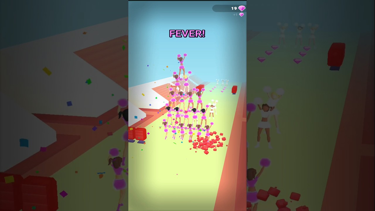 Cheerleader Run 3d Gameplay stage 1 