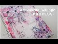 Art Journal Collage Decoupage Tutorial ♡ Maremi's Small Art ♡