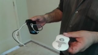 How To Install a Ceiling Fan Remote Control  - Hunter 99122 - Step By Step