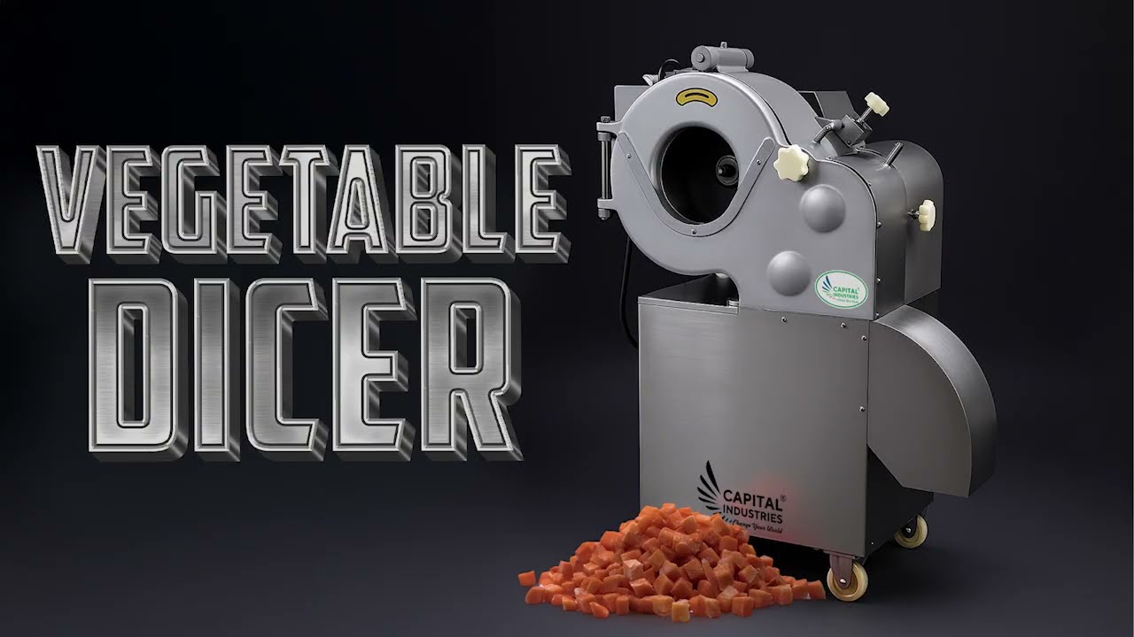 Vegetable Dicer Machine Demo | Easy Veg Dicer Machine Guide | Capital Industries