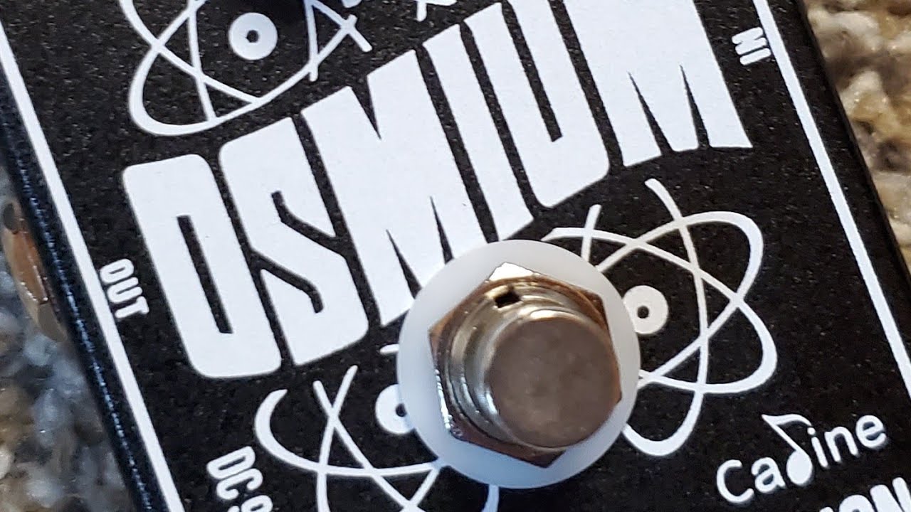 Review and Demo!! Caline Osmium High Gain Distortion Pedal!! Heavy Metal Christmas Present.