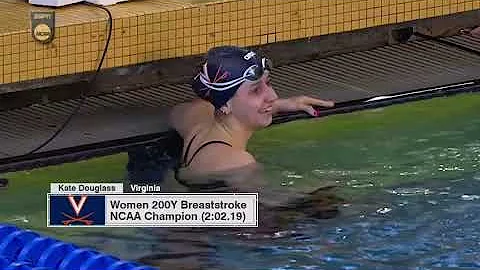NCAA WOMEN'S SWIMMING : KATE DOUGLASS (VIRGINIA) B...