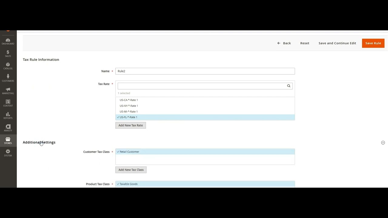How to set up tax rules in Magento 2? - YouTube