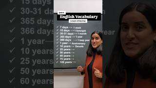 Anniversary vocabulary #vocabulary #anniversary
