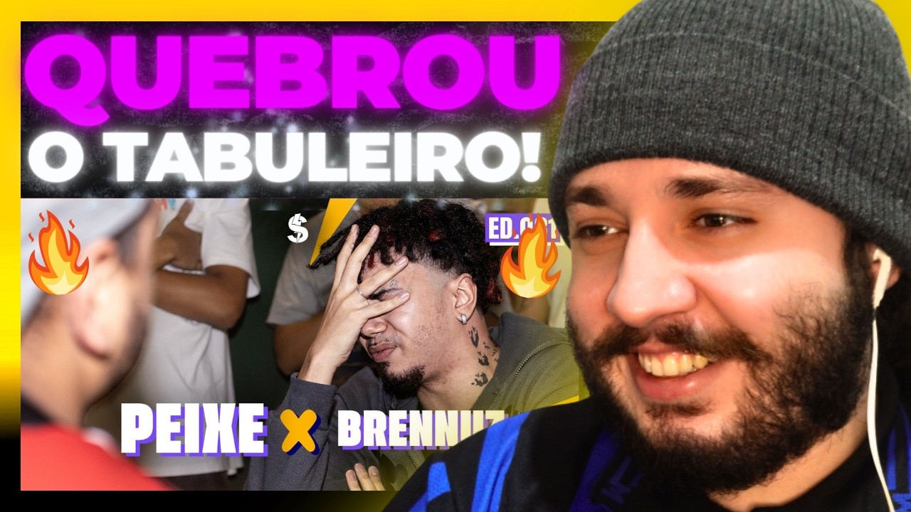 (FICOU PESSOAL🔥) PEIXE x BRENNUZ | REI DA MESA | BATALHA DO S #81 | REACT BAUEB