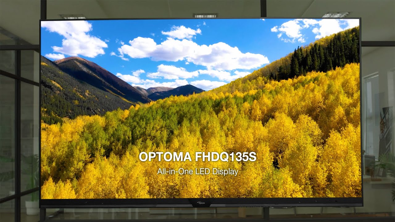 Optoma FHDQ135S all-in-one LED display