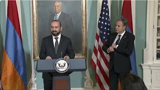 January 14, 2025 U.S.-Armenia Strategic Partnership Signing Ceremony