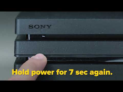 How To Fix The Blue Light Of Death On A PS4