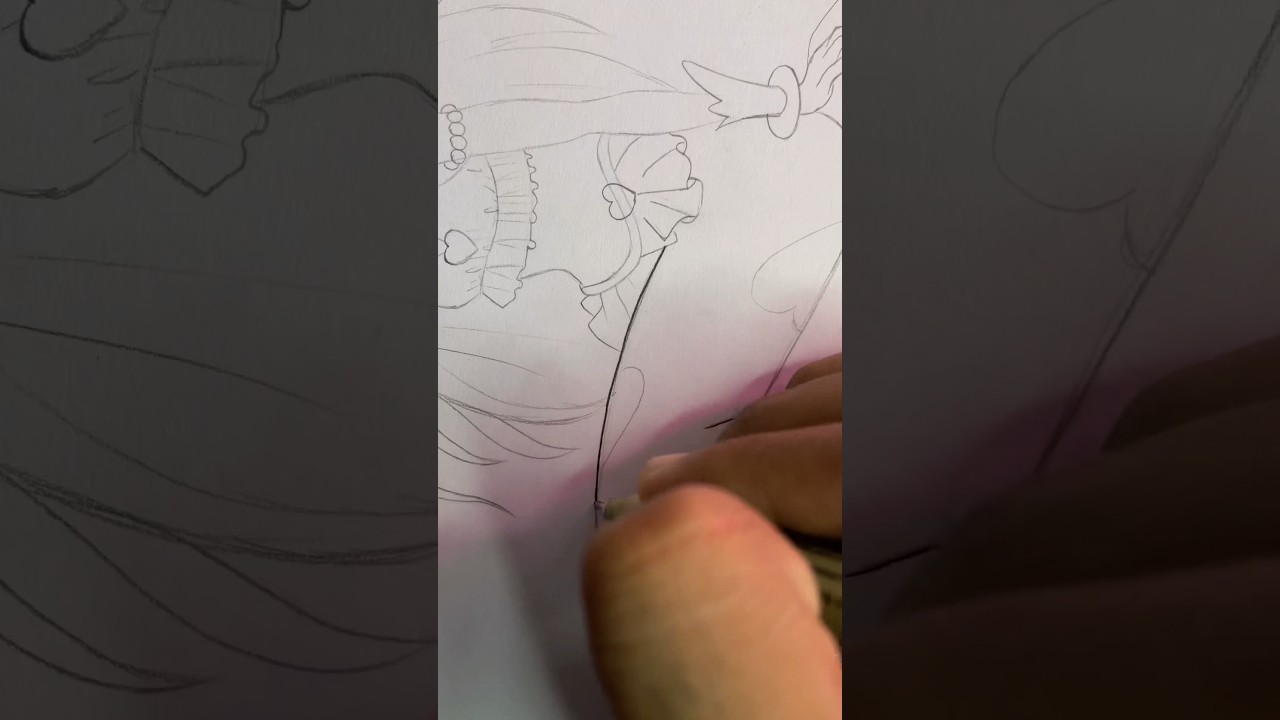 Day:21-Drawing Marina in anime version😍 