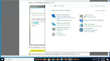 Fix Windows Live Essentials installation Error 0X80040609 on Windows 8/7 (2021 Tips)