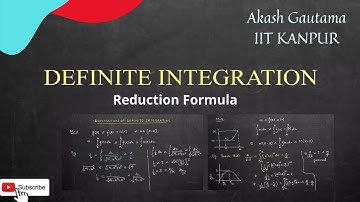 (P15)Definite Integration | Reduction Formula | #IIT #JEEAdvanced #JEEMains