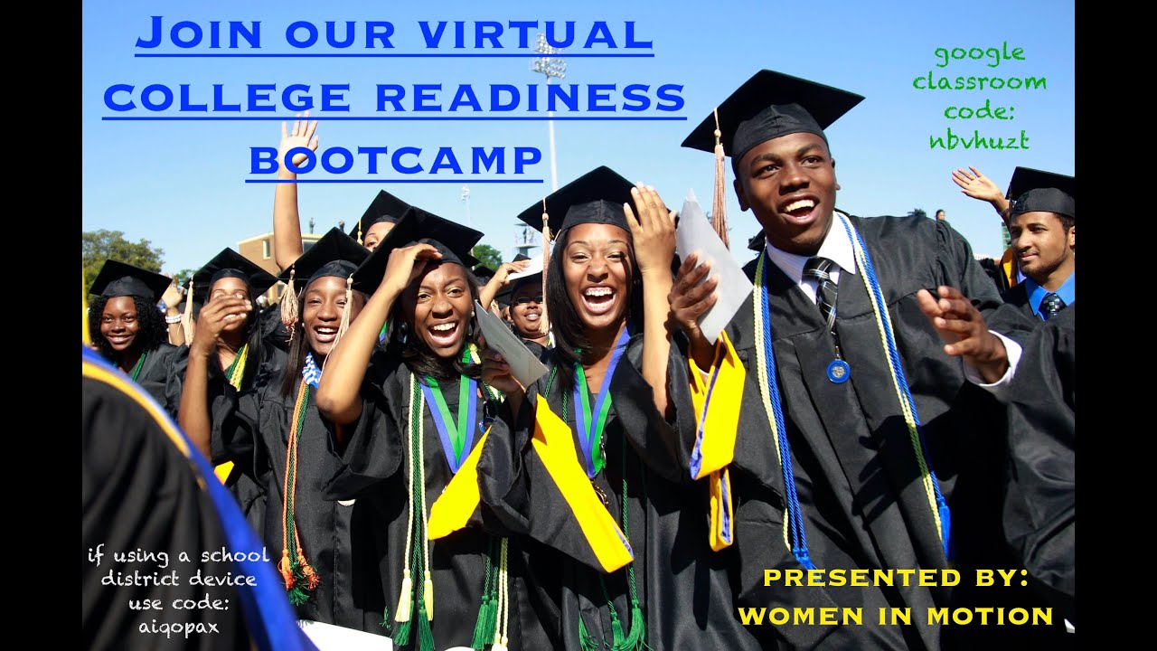 Women in Motion College Bootcamp Promo