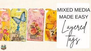 Mixed Media Tag Making 101 | Simple Layering Techniques for Beginners