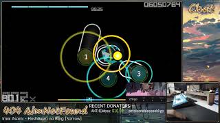 Live 404 Aimnotfound Imai Asami - Hoshikuzu No Ring Sorrow 1St Ezdt Fc 98.54% 351Pp - Osu
