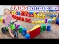 Owen's First Obstacle Course Challenge!! (SO CUTE!!!)