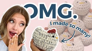 How much can I crochet in 5 days?😳 Market Prep Challenge VLOG! OMG this is insane