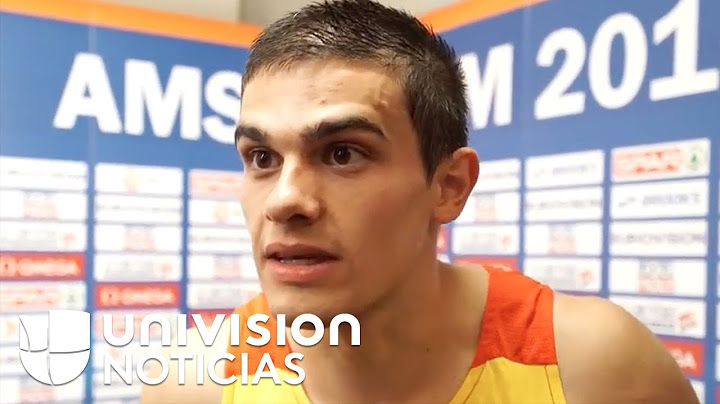The Spanish athlete's reaction upon learning that his silver medal is now gold.