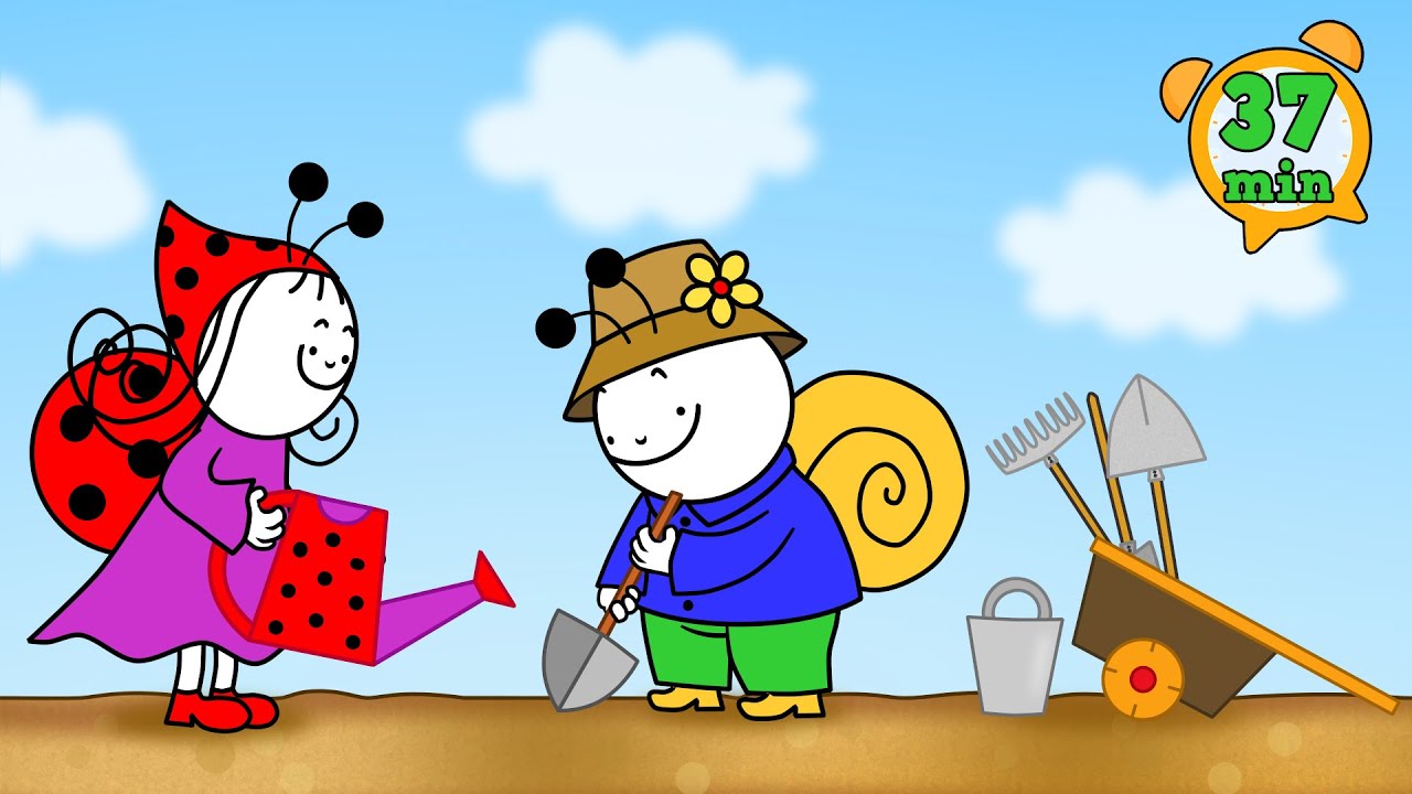 Bogyó és Babóca - Napraforgók, Gombócok, Boszorkányok és más mesék ▶ 8 teljes epizód | 37 perc