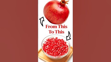 BEST Way To Open & Eat Pomegranate