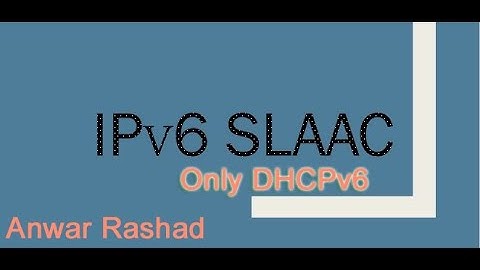IPv6 explained  SLAAC Only DHCPv6 Server