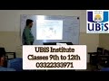 UBiS Entry Test classes