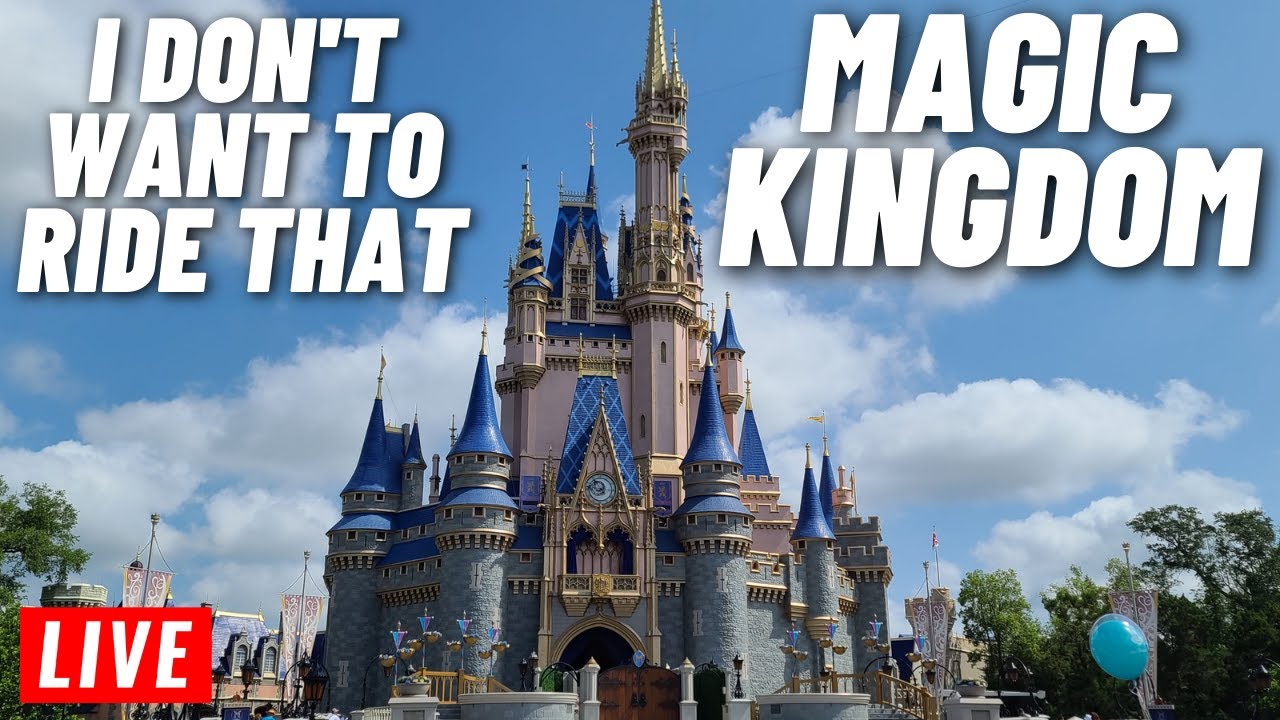 🔴 LIVE: Magic Kingdom Tuesday Morning for rides I don't like riding 5/30/23