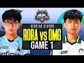 AURORA PH vs SMART OMEGA GAME 1 | MPL PH Season 17 - Regular Season | RORA vs OMG