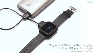 ColorFit Pro Smartwatch Set up Guide: How to charge