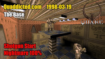 Quaddicted - 1998-03-19: thebase.zip - The Base (Nightmare 100%)
