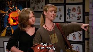 Rachel and Phoebe get a tattoo
