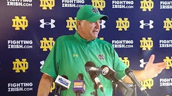 Fall Practice Press Conference (8.1.24) | Notre Dame Football thumbnail