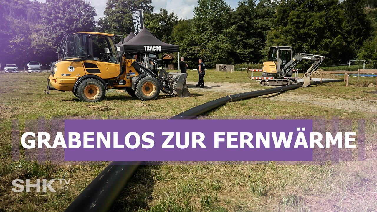 Fernwärme grabenlos: Aquatherm & Tracto im Einsatz | SHK-TV Reportage
