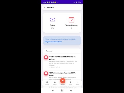Görev Yap Para Kazan görev cepte