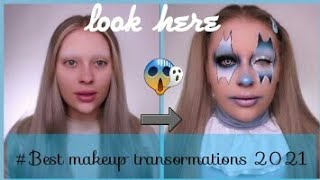 Best Makeup Transformations 2021Best Joker Makeup Tutorials whith me@lenkalul #Makeup#lenkalul part1