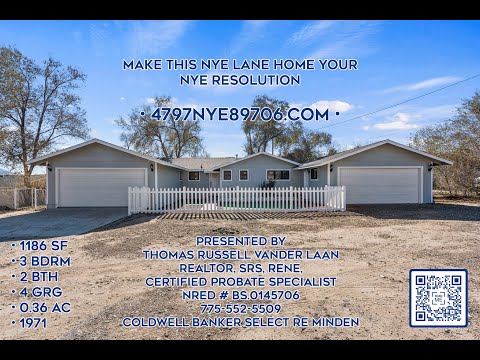 4797 E Nye Lane, Carson City, NV home video tour