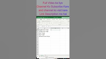 Remove Special Character Without Vba in Excel