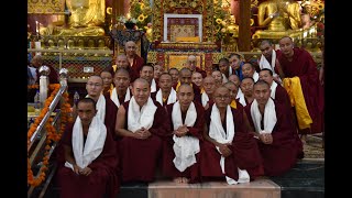 ༄༅། །༧གོང་ས་མཆོག་གི་སྒོ་མང་གྲྭ་ཚང་གི་རྩོད་རྒྱུགས་ཆེན་མོར་དབུ་བཞུགས་མཛད་པ།