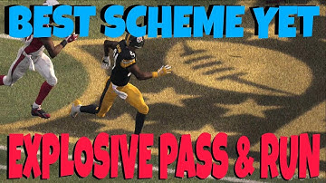 SCORE AT WILL! EXPLOSIVE BIG PLAY RUN & PASS SCHEME! BEST FORMATION IN MADDEN 18 TIPS STEELERS