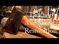 Leather Axe Sheath Restoration