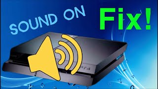 PS4 HOW TO FIX AUDIO SETTINGS AND NO SOUND