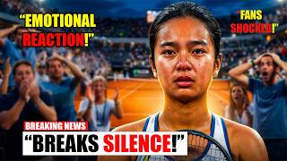 Alex Eala BREAKS SILENCE After Shocking Rome Open Exit