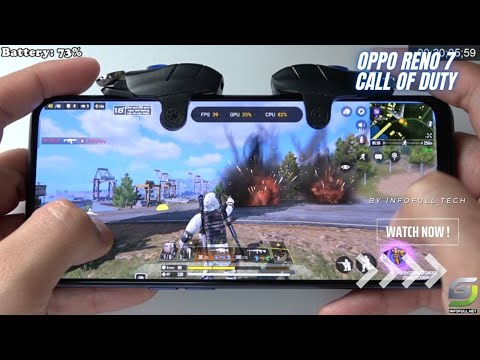 Oppo Reno 7 5G test game Call of Duty Mobile