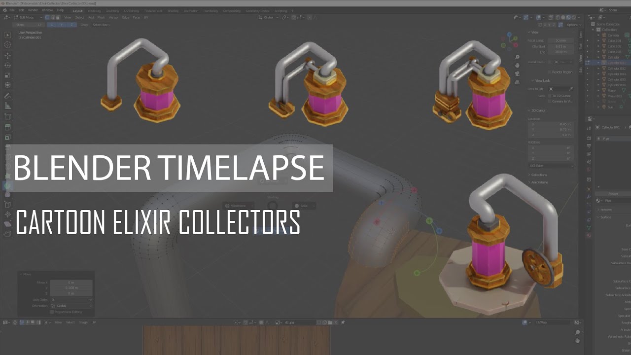Blender Timelapse - Elixir Collectors - YouTube