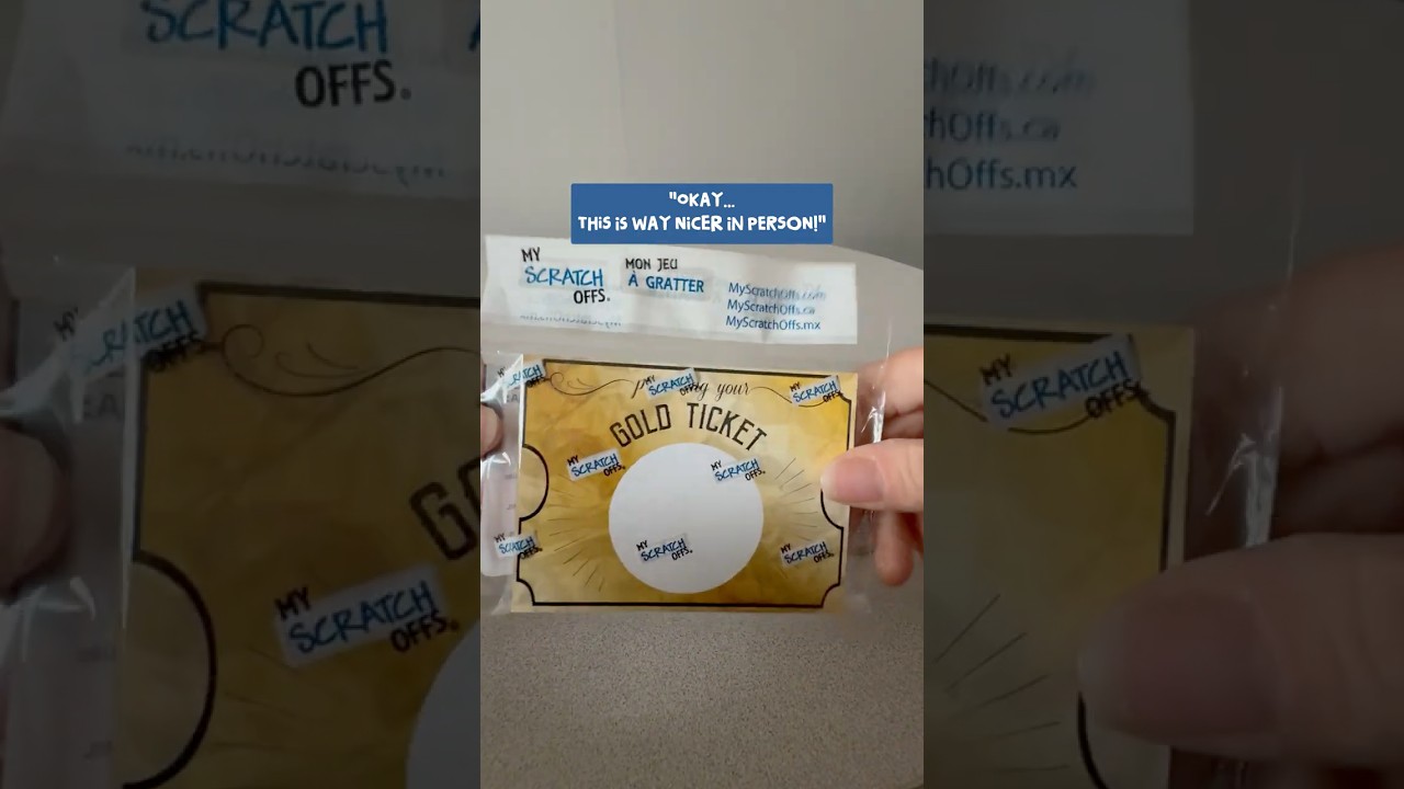 See Our Scratch Off Cards in Real Life!